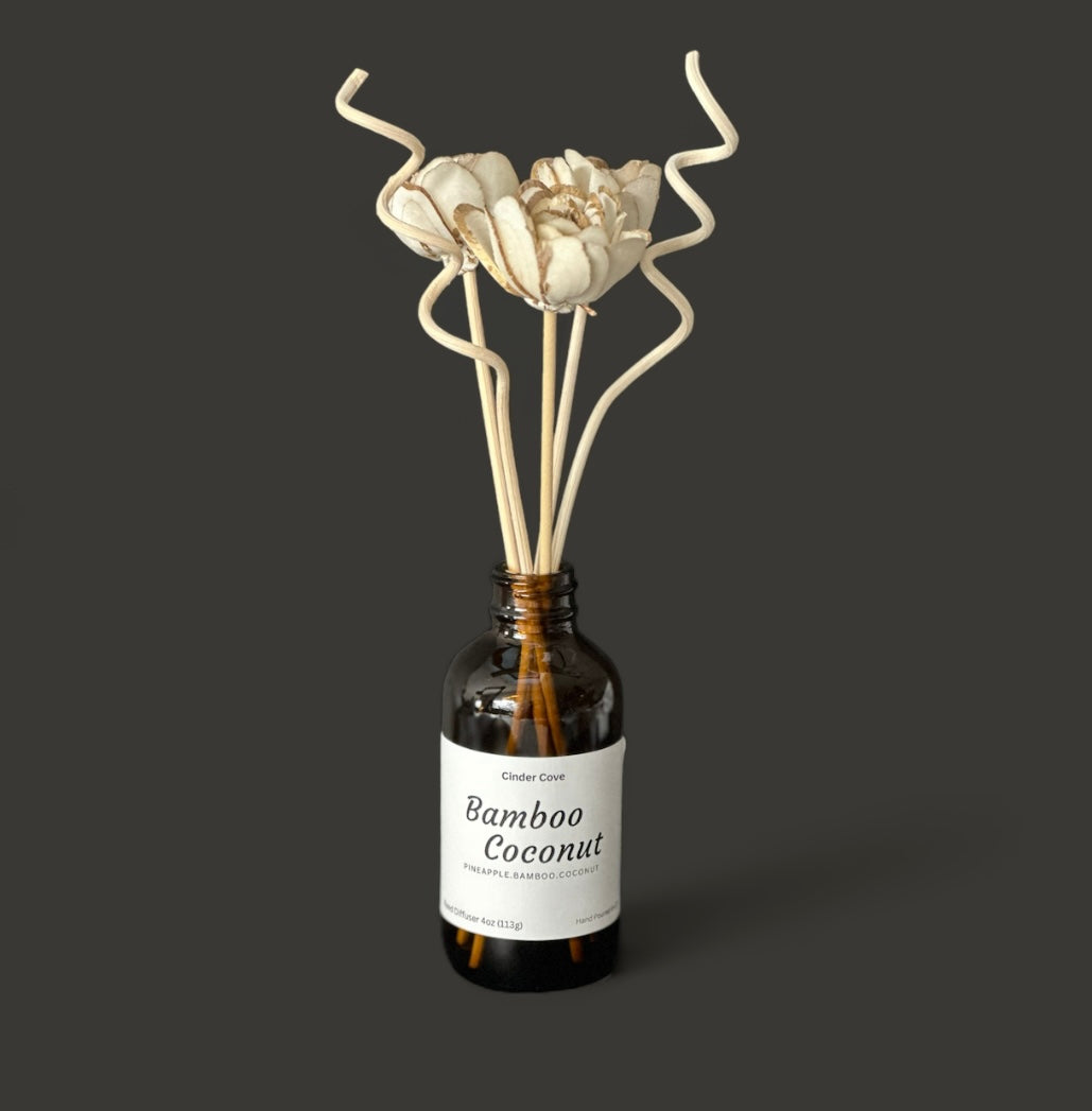 Bamboo Coconut Flower Reed Diffuser