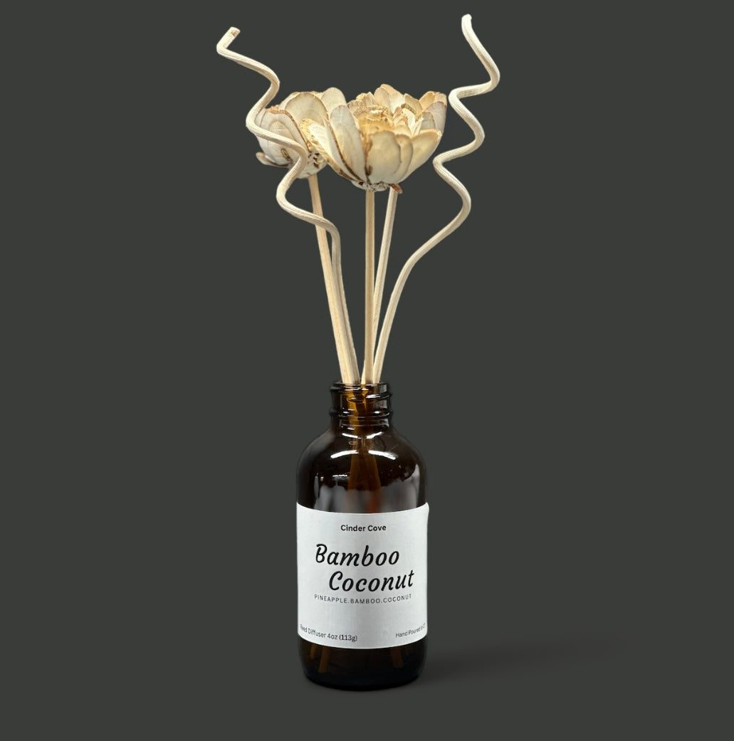 Bamboo Coconut Flower Reed Diffuser