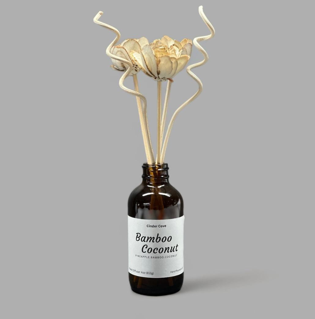 Bamboo Coconut Flower Reed Diffuser