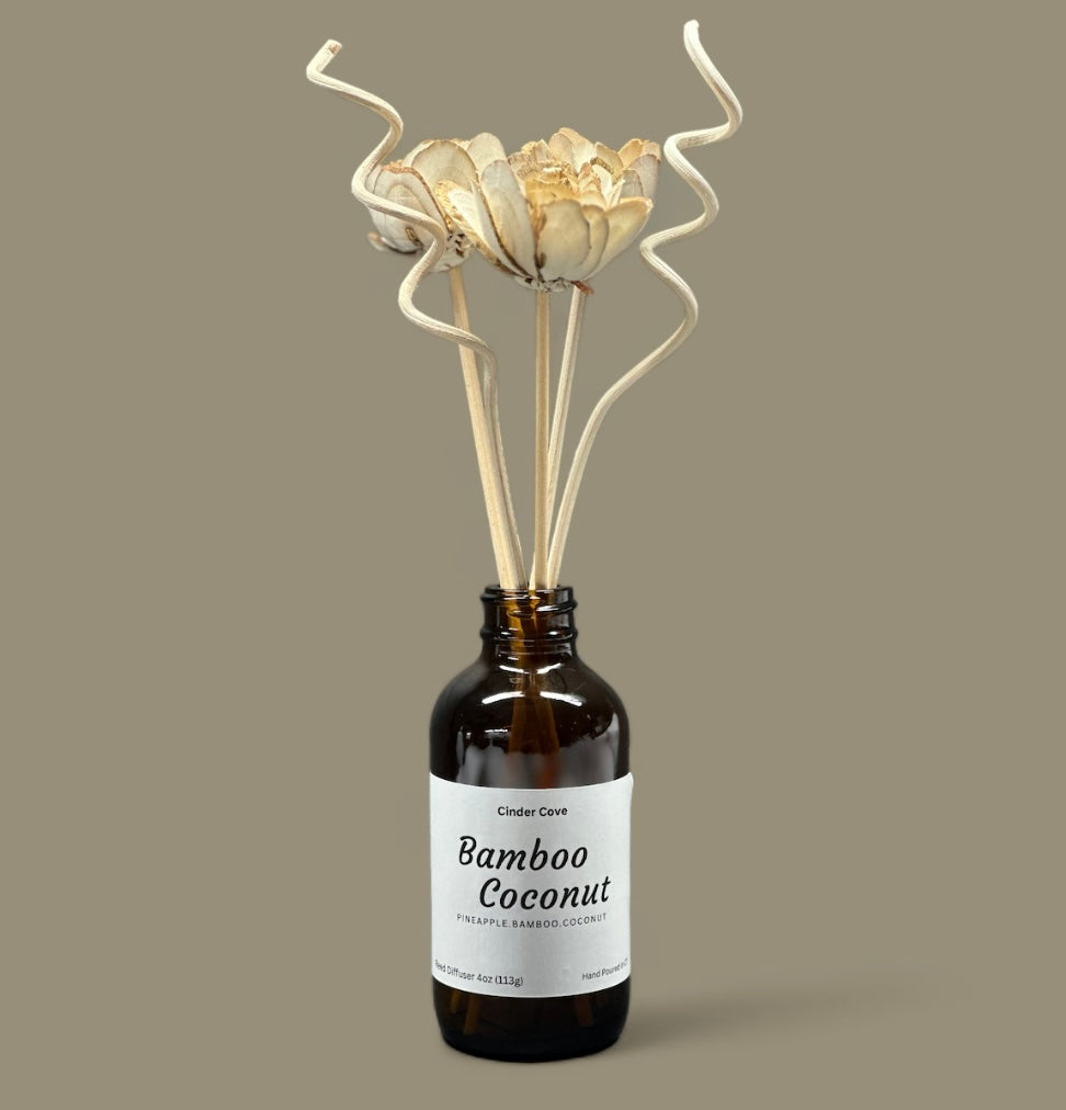 Bamboo Coconut Flower Reed Diffuser