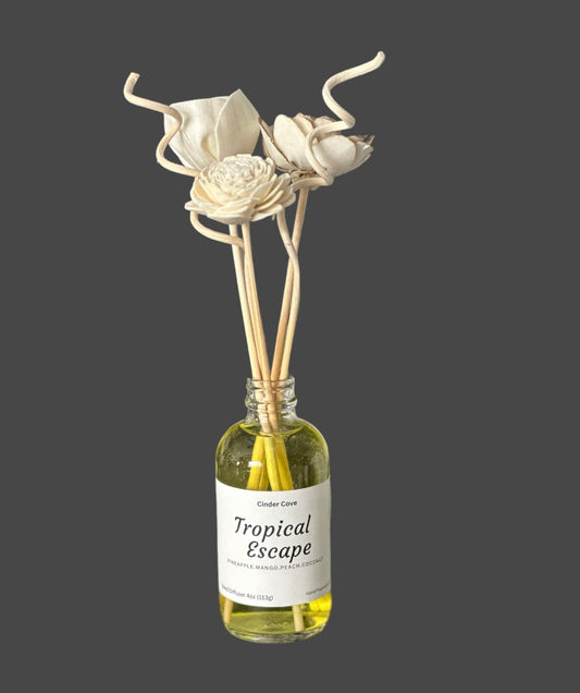 Tropical Escape Flower Reed Diffuser