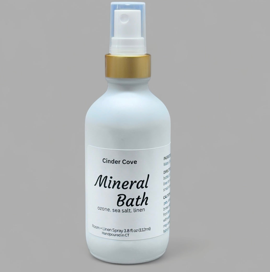 Mineral Bath Room + Linen spray