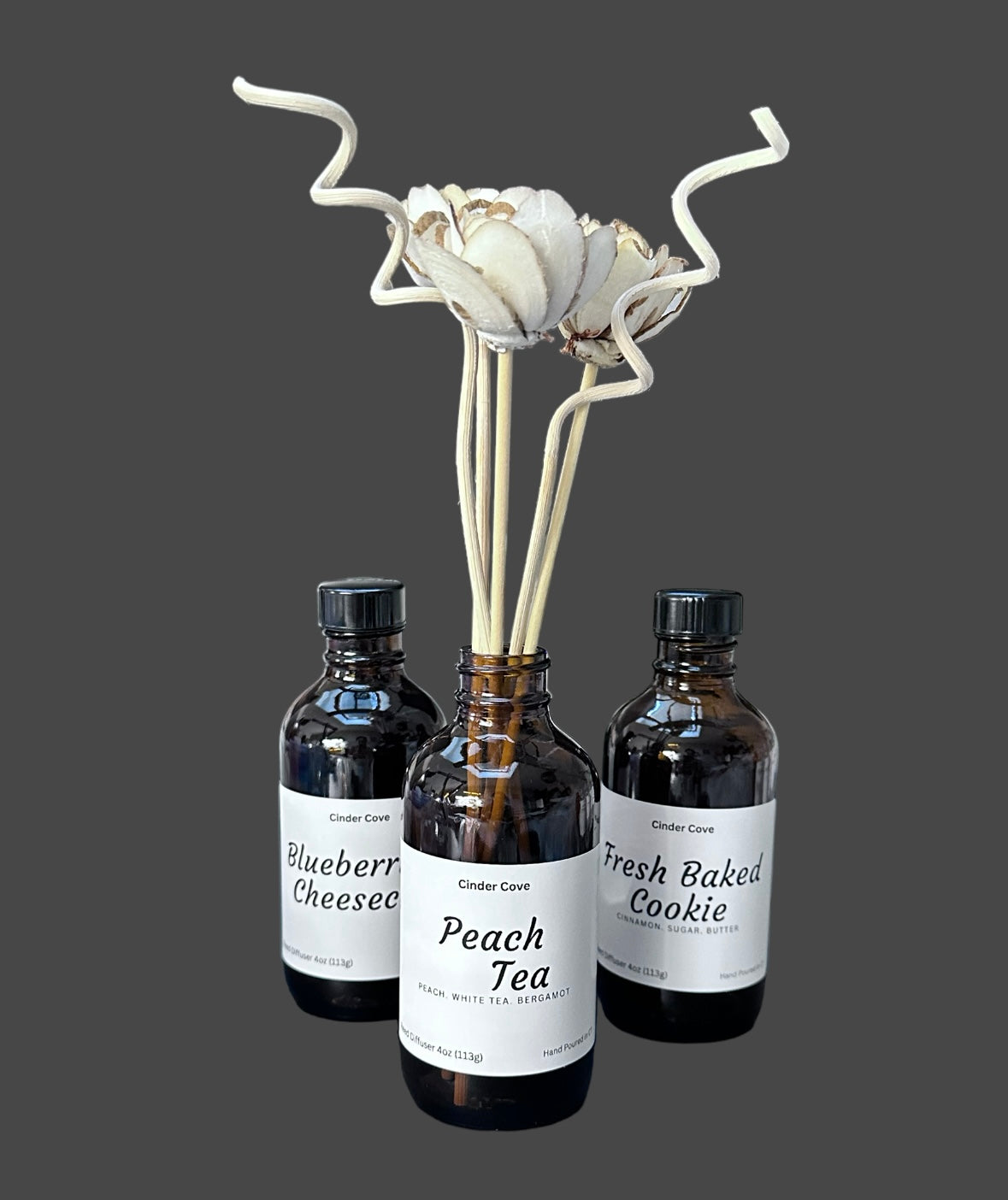 Gourmand Reed Diffuser With Flowers