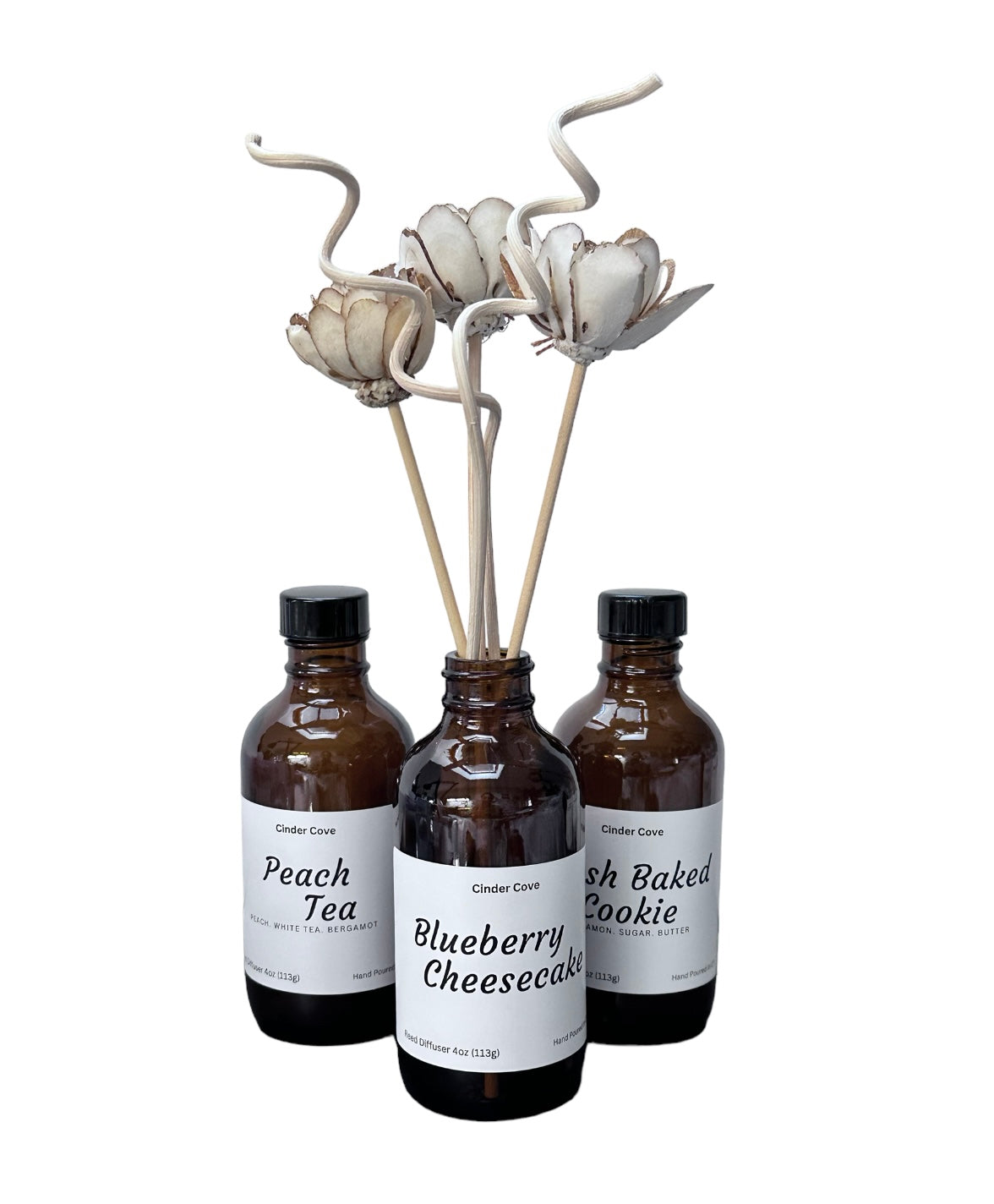 Gourmand Reed Diffuser With Flowers