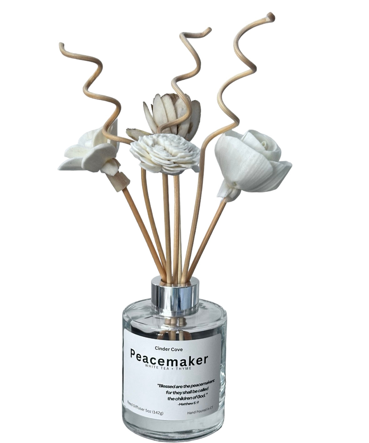 Peacemaker Reed Diffuser With Flowers